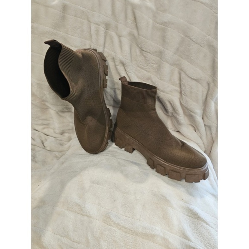 Cape Robbin Boots In‎ Brown Womens 11 Chunky K035